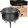 Afrikanischer Kessel, Gusseisen, 7 L - Safari - 11 ['gusseiserner Kessel', ' Lagerfeuerkessel', ' Zigeunerkessel', ' ungarischer Kessel', ' Gulasch aus dem Kessel', ' Grillen']