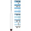 Das Alkoholmeter - 4 ['Alkoholmesser', ' Aräometer zum Messen von Alkohol', ' Alkoholindikator', ' für Destillate', ' für Wodka']