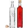 Dekorative Flasche 0,5 L mit Korken - 4 ['Flasche für Likör', ' dekorative Flasche', ' Flasche mit Weintraube', ' Weinflasche', ' Flasche für Met', ' Flasche für Olivenöl', ' Flasche für Öl', ' Flasche mit Korken', ' Flasche 500 ml', ' Geschenkflasche']