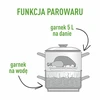 Edelstahlentsafter mit Dampfgarer 5 L - 8 ['Dampfentsafter', ' Steamer', ' Edelstahl-Entsafter', ' Induktions-Entsafter', ' Gaskocher', ' 5 L', ' für Saft', ' hausgemachten Saft']