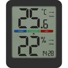 Elektronisches Raumthermometer, schwarz - 2 ['elektronisches Thermometer', ' Luftfeuchtigkeitsthermometer', ' drahtloses Thermometer', ' schwarzes Thermometer', ' Thermometer mit Magnet', ' stilvolles Thermometer', ' Innenraumthermometer', ' welches Thermometer für zu Hause', ' modernes Zimmerthermometer', ' praktisches Thermometer', ' wie prüft man den Luftkomfort']