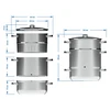 Entsafter rostfrei 8 L - 8 ['Entsafter aus Edelstahl 8 l', ' Edelstahl-Entsafter', ' Entsafter', ' Entsafter aus Edelstahl Meinungen', ' Entsafter Lidl', ' Saft aus Apfelbeeren aus dem Entsafter', ' Entsafter aus Edelstahl 12 l']