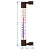 Fensterthermometer braun (-50°C bis +50°C) 18cm - 3 ['Außenthermometer', ' Thermometer', ' Fensterthermometer', ' Thermometer mit lesbarer Skala', ' Kunststoffthermometer', ' Thermometer für Fenster', ' Thermometer für Balkon', ' doppelseitiges Thermometer', ' selbstklebendes Thermometer']