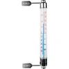 Fensterthermometer ohne Quecksilber, mit Metalleinfassung  (-50°C bis +50°C) 20cm - 6 