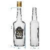 Flasche 0,5 L, mit Schraubverschluss, Aufdruck "Whisky" - 4 St. - 8 ['Flasche selbstgemachter Whiskey', ' Whiskeyflasche', ' Glasflasche mit Schraubverschluss', ' Flasche mit Schraubverschluss', ' Glasflasche 500 ml', ' Flasche 0', '5 L', ' Flaschen mit Aufdruck', ' Flasche mit Aufdruck']