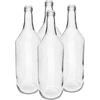 Flasche 1 L mit Schraubverschluss - 4 St. - 3 ['Schnapsflasche', ' Schnapsflaschen', ' Schnapsflasche 1 L', ' durchsichtige Flasche', ' Flaschen 1000 ml', ' durchsichtige Flasche mit Schraubverschluss', ' Flasche für Saft', ' Flasche mit Schraubverschluss', ' Flaschen mit Schraubverschlüssen', ' Flaschen für edle Tropfen']