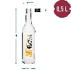 Flasche 500ml mit Schraubverschluss, Aufdruck Antiinflationsflasche 4 St - 7 ['Quittenlikör', ' Zitronenlikör', ' Kirschlikör', ' Flasche für Quittenlikör', ' Flasche für Liköre', ' Likörflasche', ' Likörflaschen', ' Flasche mit Schraubverschluss', ' Flaschen mit Aufdruck', ' Glas mit Aufdruck', ' Glasflaschen', ' Glasflaschen mit Schraubverschlüssen', ' Geschenkidee', ' Glasflaschen mit lustigem Aufdruck', ' Flaschen für Hochzeit']