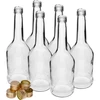 Flasche Napoleon 500 ml, mit fi 28-Schraubverschluss, 6 St. - 3 ['Flaschen mit Schraubverschlüssen', ' Flasche mit Schraubverschluss', ' Schnapsflasche', ' Schnapsflaschen', ' Saftflasche', ' Saftflaschen', ' Likörflasche', ' Likörflaschen', ' Alkoholflaschen', ' Alkoholflasche', ' verschraubbare Flasche', ' Schraubflaschen']