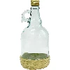 Gallone 1,0 l Flasche mit Geflecht, mit Schraubver - 8 