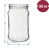 Glas TO 300ml Multipack 6 Stck. - 2 ['Gläser', ' kleine Gläser', ' kleines Glas', ' Gläser für Einmachprodukte', ' Einmachglas', ' Einmachgläser', ' Gläser für Gewürze', ' Glas für Marmelade', ' Glas für Konfitüre', ' Glas für Honig', ' kleines Glas für Honig', ' Gemüsesalatgläser', ' Kompottgläser', ' Einmachgläser für marinierte Pilze']