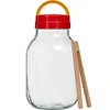 Glass jar 3l + Farbkappe + Gabel oder Zange - 11 