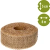 Juteband 5 cm / 10 m - 4 ['Band aus Jute', ' Juteband', ' Band für Tomaten', ' Band für Gurken', ' natürliches Band', ' Öko-Band', ' Band zum Binden', ' Band zum Basteln']