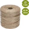 Juteschnur 2 mm / 235 m / 500 g - 4 ['Schnur aus Jute', ' Juteschnur', ' Schnur für Tomaten', ' Schnur für Gurken', ' natürliche Schnur', ' Ökoschnur', ' Schnur für Makramee', ' Bindschnur', ' Schnur zum Basteln']