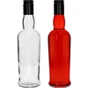 Kapitänsflasche, 500 ml mit Schraubverschluss - 6 St. - 4 ['Whiskeyflasche', ' Glasflasche', ' Flasche für hausgemachten Wein', ' durchsichtige Flasche', ' Flasche mit Schraubverschluss', ' Flasche 500 ml']