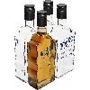 Klosterflasche, 0,5 L, mit Schraubverschluss, 2-farbigem Aufdruck "Moonshine" - 4 St. - 11 