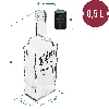 Klosterflasche, 0,5 L, mit Schraubverschluss, Aufdruck "Moonshine" - 12 St. - 8 ['bedruckte Flasche', ' Mondschein', ' Tinkturflasche', ' Wodkaflasche', ' Wodkaflasche', ' Dekoflasche', ' 500 ml Flasche', ' Glasflasche', ' Hochzeitsflasche', ' Schraubverschlussflasche', ' Mondlicht', ' Braune Flaschen', ' Superflasche']