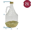 Korbflasche 2 l, Dame mit einem Schraubverschluss - 2 ['Weinballon', ' Ballon für Wein', ' Weinflasche', ' Flasche für Wein', ' Ballon für Wein 50 l', ' Ballon für Wein 50 l Castorama', ' Wein Ballon', ' Wein Ballon Castorama', ' Weinballon in Bast', ' Weinballon im Bastkorb ']