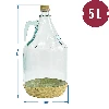 Korbflasche 5 l, Dame mit einem Schraubverschluss - 3 ['Weinballon', ' Ballon für Wein', ' Weinflasche', ' Flasche für Wein', ' Ballon für Wein 50 l', ' Ballon für Wein 50 l Castorama', ' Wein Ballon', ' Wein Ballon Castorama', ' Weinballon in Bast', ' Weinballon im Bastkorb ']