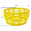 Kunststoffkorb passend zu BDP5, BDP5D, BDP5Z - Gel - 4 ['Plastikkorb für Weinballon', ' Plastikkorb für Ballon', ' Korb für Weinballon', ' Behälter für Ballon']