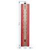 Raumthermometer mit goldfarbener Skala (-40°C bis +50°C) 16cm mix - 2 ['Innenthermometer', ' Raumthermometer', ' Heimthermometer', ' Thermometer', ' Raumthermometer aus Holz', ' Thermometer mit lesbarer Skala', ' Thermometer mit goldfarbener Skala']