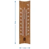 Raumthermometer mit Muster (-20°C bis +50°C) 15cm, Bronze - 5 ['Innenthermometer', ' Raumthermometer', ' Heimthermometer', ' Thermometer', ' Raumthermometer aus Holz', ' Thermometer mit lesbarer Skala', ' Thermometer mit verstärkter Kapillare']