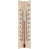 Raumthermometer mit Muster (-20°C bis +50°C) 15cm, natürlich  - 1 ['Innenthermometer', ' Raumthermometer', ' Heimthermometer', ' Thermometer', ' Raumthermometer aus Holz', ' Thermometer mit lesbarer Skala', ' Thermometer mit verstärkter Kapillare']