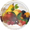 Schraubverschluss fi 66/4 Obst auf weißem Hintergrund - 10 St.  - 1 ['Schraubverschlüsse für Gläser', ' Deckel für Gläser', ' Schraubverschlüsse mit Obstmotiv', ' dekorative Schraubverschlüsse für Gläser', ' Schraubverschlüsse 4 Nocken', ' Schraubverschlüsse mit Click', ' Schraubverschlüsse für Marmelade', ' Schraubverschlüsse für Konfitüre', ' Schraubverschlüsse für Kompotte']