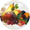 Schraubverschluss fi 82/6 Obst auf weißem Hintergrund - 10 St.  - 1 ['Schraubverschlüsse für Gläser', ' Deckel für Gläser', ' Schraubverschlüsse mit Obstmotiv', ' dekorative Schraubverschlüsse für Gläser', ' Schraubverschlüsse 6 Nocken', ' Schraubverschlüsse mit Click', ' Schraubverschlüsse für Marmelade', ' Schraubverschlüsse für Konfitüre', ' Schraubverschlüsse für Kompotte']