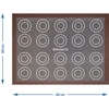 Silikonbackmatte - 9 ['Backmatte', ' Ofenmatte', ' Backen auf Silikonmatte', ' Silikonbackmatte', ' beste zum Backen', ' modernes Backen', ' Backzubehör', ' Backen im Ofen', ' Geheimnisse des erfolgreichen Backens', ' Geschenkidee', ' Küchenzubehör', ' Matten mit Schablone', ' Ofenmatten']