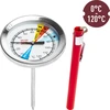 Thermometer für 0,8 kg Schinkenkochtopf (0°C bis +120°C) 9,0cm - 2 ['Thermometer für Fleisch', ' für den Schinkenkocher', ' Schinkenkocher', ' Thermometer für das Brühen von Wurstwaren', ' Schinkenkocher 1', '5 kg und 3 kg', ' bunte Anzeige', ' Gerichte aus dem Schinkenkocher', ' Gerichte aus dem Schinkenkocher 0', '8 kg']