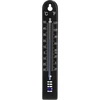 Universal-Thermometer, schwarz(-30°C bis +50°C) 17cm  - 1 ['Thermometer', ' Universalthermometer', ' Kunststoffthermometer', ' Thermometer mit lesbarer Skala', ' Thermometer mit doppelter Skala', ' Thermometer für Räume mit hoher Luftfeuchtigkeit']