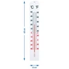 Universalthermometer Weiß (-40°C bis +50°C) 40cm - 2 ['Thermometer', ' Universalthermometer', ' Kunststoffthermometer', ' Thermometer mit lesbarer Skala', ' Thermometer mit doppelter Skala', ' Thermometer für Räume mit hoher Luftfeuchtigkeit']