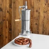 Vertikaler Wurstfüller 5 kg - 18 ['wurstfüller edelstahl', ' wurstfüller 5 l', ' wurstmaschine edelstahl', ' sausage stuffer', ' wurstfüller', ' wurstmaschine wurstfüller', ' wurstfüllmaschine manuell', ' stuffer maschine', ' stufferkugel', ' vertikales Stuffer']