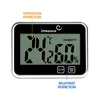 Wetterstation – Elektronisches, Kabellose, schwarz - 5 ['Wetterstation', ' Haus-Wetterstation', ' Temperatur', ' Umgebungstemperatur', ' Temperaturüberwachung', ' Elektrothermometer', ' Innenthermometer', ' Feuchtigkeitsmesser', ' Thermometer mit Hygrometer', ' Thermometer mit Feuchtigkeitsmesser', ' Luftfeuchtigkeitsmesser ', ' Wetterstation']