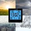 Wetterstation RCC, DCF – Elektronisches, Kabellose, Beleuchtet, Sensor, schwarz - 15 ['Wetterstation', ' Haus-Wetterstation', ' Temperatur', ' Umgebungstemperatur', ' Temperaturüberwachung', ' Elektrothermometer', ' Thermometer mit Sensor', ' Innenthermometer', ' Außenthermometer', ' Thermometer für Außen', ' Feuchtigkeitsmesser']