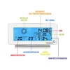 Wetterstation RCC, DCF – Elektronisches, Kabellose, Beleuchtet, Sensor, weiß - 7 ['Wetterstation', ' Haus-Wetterstation', ' Temperatur', ' Umgebungstemperatur', ' Temperaturüberwachung', ' Elektrothermometer', ' Thermometer mit Sensor', ' Innenthermometer', ' Außenthermometer', ' Thermometer für Außen', ' Wetterstation']