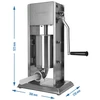 Wurstfüller vertikal premium 3 L - 12 ['Wurstfüller', ' vertikaler Wurstfüller', ' bester Wurstfüller', ' Wurstmaschine', ' Maschine für das Herstellen von Würsten', ' Set für das Herstellen von Würsten', ' vertikale Wurstmaschine', ' Trichter für Wurstfüller', ' neuartiger Wurstfüller', ' Wurstfüller für 3 L', ' Wurstherstellung zuhause', ' Wurstfüller für Zuhause']