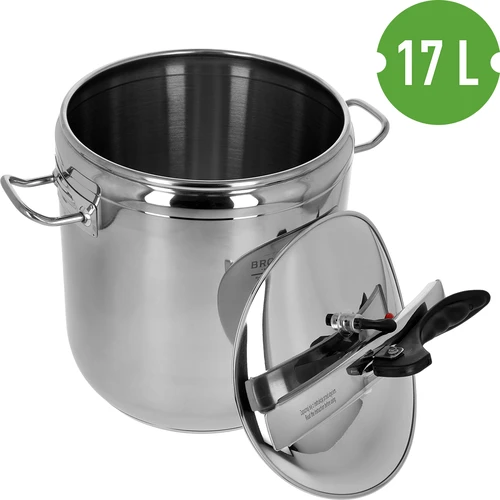 17-Liter-Schnellkochtopf - 4 ['Druckkochtopf', ' Kochen im Schnellkochtopf', ' Edelstahltopf', ' Schnellkochtopf für Induktion', ' Gerichte aus dem Schnellkochtopf', ' gesunde Mahlzeiten', ' als Geschenk', ' modernes Kochen', ' schnelles Kochen', ' Must-Have in der Küche', ' professionelles Kochen', ' schnelles und gesundes Kochen', ' idealer Topf', ' warum einen Schnellkochtopf haben', ' Vorteile eines Schnellkochtopfs', ' Topf 17 Liter']