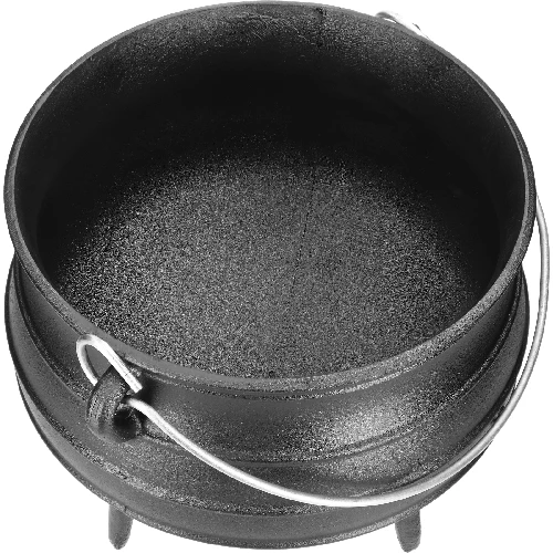 Afrikanischer Kessel, Gusseisen, 7 L - Safari - 7 ['gusseiserner Kessel', ' Lagerfeuerkessel', ' Zigeunerkessel', ' ungarischer Kessel', ' Gulasch aus dem Kessel', ' Grillen']