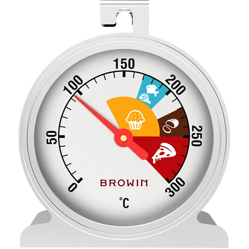 Backofen-Thermometer (0°C bis +300°C) Ø4,4cm - 2 ['Backofenthermometer', ' Brotthermometer', ' Fleischthermometer', ' Lebensmittelthermometer']