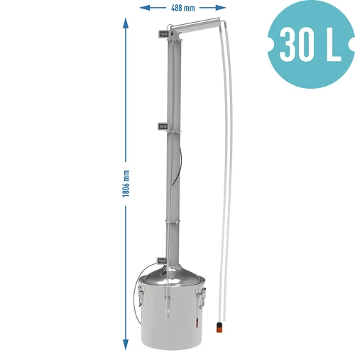 Destilliergerät Hawkstill Aabratek 1.0 Elektrisch, 30 L - 17 ['Destilliergerät Browin', ' modulare Destilliergeräte', ' 30-Liter-Destilliergerät', ' modulares Destillationssystem', ' Aabratek-Destilliergerät', ' innovatives Aabratek-System', ' Kopf mit herausnehmbarer Spirale', ' Aabratek mit herausnehmbarer Spirale', ' reines Destillat', ' Destillierset', ' gewölbter Deckel', ' Convex-Deckel', ' Destillierbehälter mit Deckel', ' bestes Destillierset', ' erweiterbares Destilliersystem', ' Destillation mit verschiedenen Wärmequellen', ' innovatives Destilliergerät', ' empfohlenes Destilliergerät']