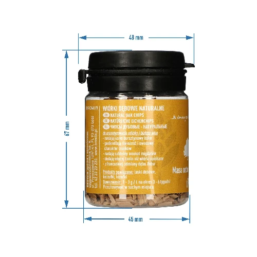 Eichenspäne natürlich (ungetoastet) 20 g - 8 ['Eichenspäne', ' Eichenspäne natürlich', ' Eichenspäne ungeröstet', ' Eichenspäne für Whiskey', ' Späne für Wein', ' Eichenspäne für Wein', ' Reifung von Wein', ' Aromatisierung von Wein', ' für Alkohol', ' Zusätze zu Alkohol', ' Geschmackszusätze']