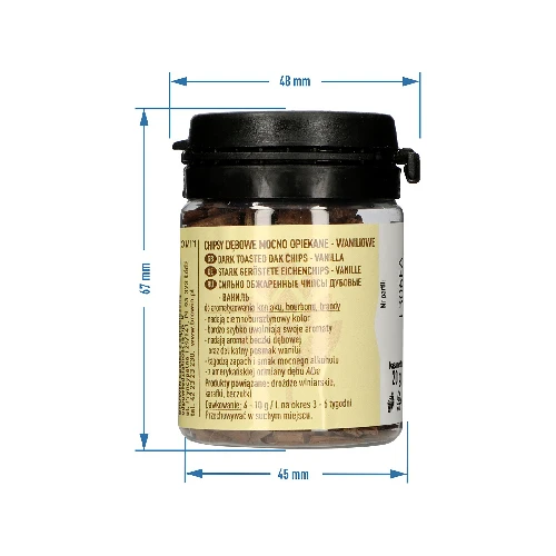 Eichenspäne stark geröstet - vanille, 20 g - 8 ['Eichenspäne', ' Eichenspäne stark geröstet', ' Eichenspäne Vanille', ' für Alkohol', ' Zusätze zu Alkohol', ' Geschmackszusätze']