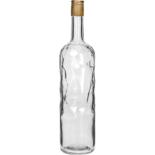 Eis-Flasche 1 L mit fi30/35-Schraubverschluss, 4 St. - 3 ['Eis-Flasche', ' Eisflasche', ' Flasche 1L', ' Flaschen 1L', ' Set von 4 Flaschen', ' Flasche mit Rillen', ' Flasche für Likör', ' Flaschen für Likör', ' Flasche für Getränke', ' Flaschen für Getränke', ' Flaschen', ' dekorative Flaschen']