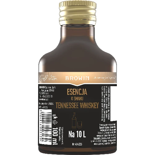 Essenz mit dem Geschmack von Tennessee Whiskey für 10 L, 100 ml  - 1 ['Geschmackessenz', ' Essenz für Alkohol', ' Aromen für Alkohol', ' Essenzen für Selbstgebrannten Schnaps', ' Aromen', ' Aroma', ' Tennessee Whiskey-Essenz', ' Tennessee Whisky-Essenz', ' Whisky-Essenz', ' Essenz 250 ml']