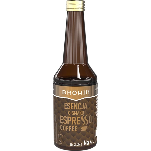 Essenz mit Espressogeschmack, für 4 L, 40 ml  - 1 ['Essenz für Alkohol', ' Aroma für Alkohol', ' für Schnaps', ' hausgemachte Alkohole', ' Espressoaroma', ' Kaffee', ' Kaffeeessenz', ' Kaffeeliköressenz', ' Essenz Kaffee', ' Essenz mit Espressogeschmack', ' Essenzen für Selbstgebrannten', ' Espressogeschmack']