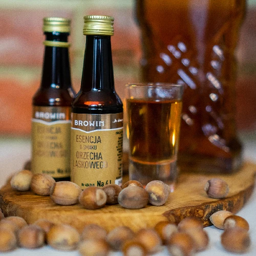 Essenz mit Haselnussgeschmack, 40 ml - 9 ['Aroma für Alkohol', ' Aroma für Wodka', ' Aroma-Essenz', ' Aroma', ' Haselnuss-Aroma', ' Haselnuss-Wodka', ' Haselnuss-Essenz']