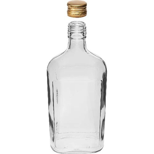 Flachmann-Flasche 500 ml mit Schraubverschluss, 6 St. - 4 ['500 ml Flasche', ' Flakon', ' Tinkturflasche', ' Alkoholflasche', ' Halbliterflasche', ' Flaschenset']