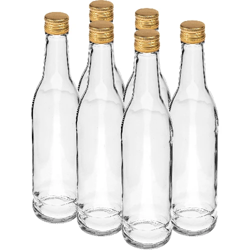 Flasche 440 ml mit Schraubverschluss - 6 St.  - 1 