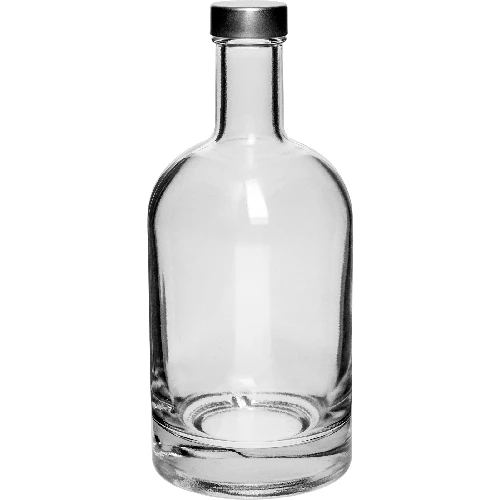 Flasche  Miss der Bar  0,5 L, weiß  - 1 ['Alkoholflasche', ' dekorative Alkoholflaschen', ' Glasflasche für Alkohol', ' Flaschen für Selbstgebrannten für die Hochzeitsfeier', ' Flasche für Likör', ' dekorative Flaschen für Likör', ' 500 ml Flasche', ' 500ml']